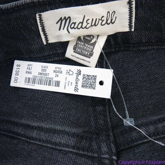 NEW Madewell Mid-Rise Perfect Vintage‎ Straight Jean Rosella Wash,24 - Picture 15 of 16